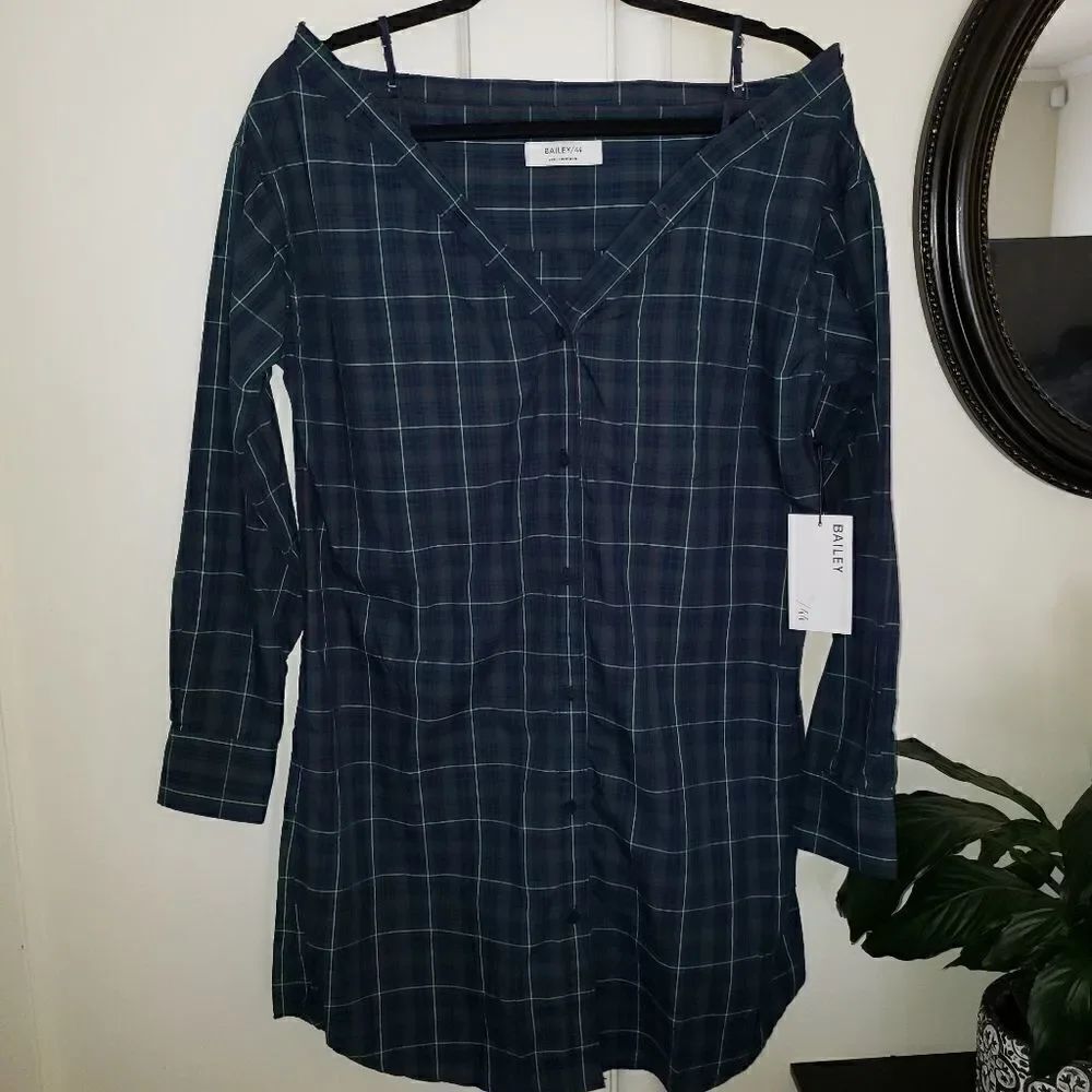 Bailey 44 Anglin Off Button Front Shirt Dress - Picture 3 of 10